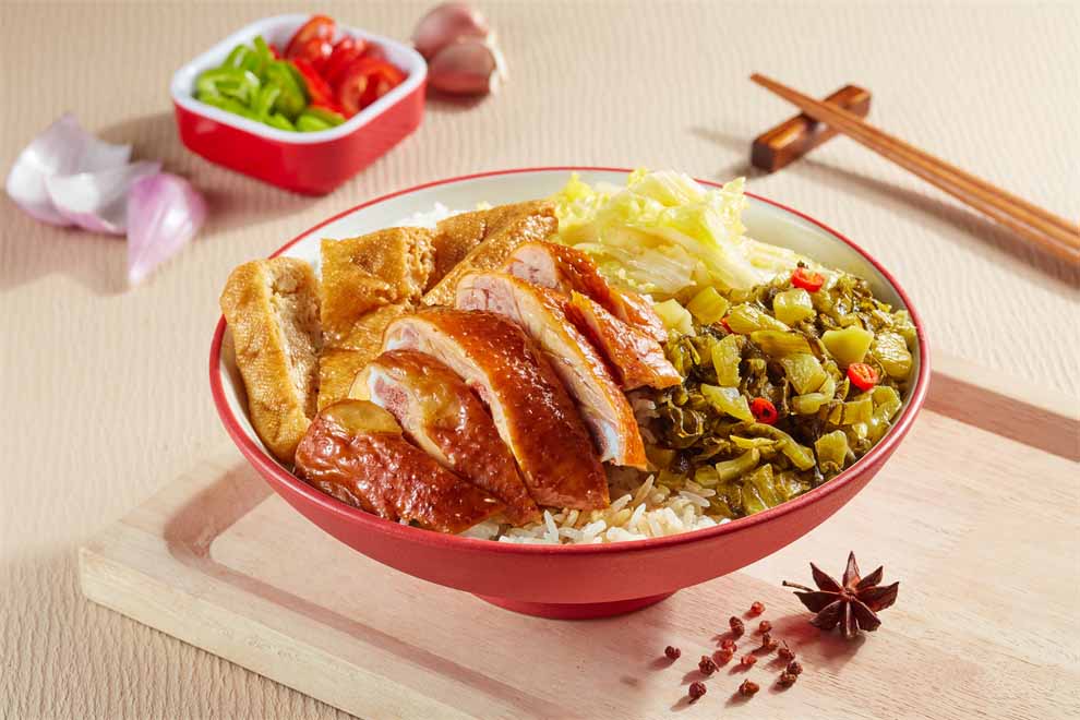 广式豉油鸡饭