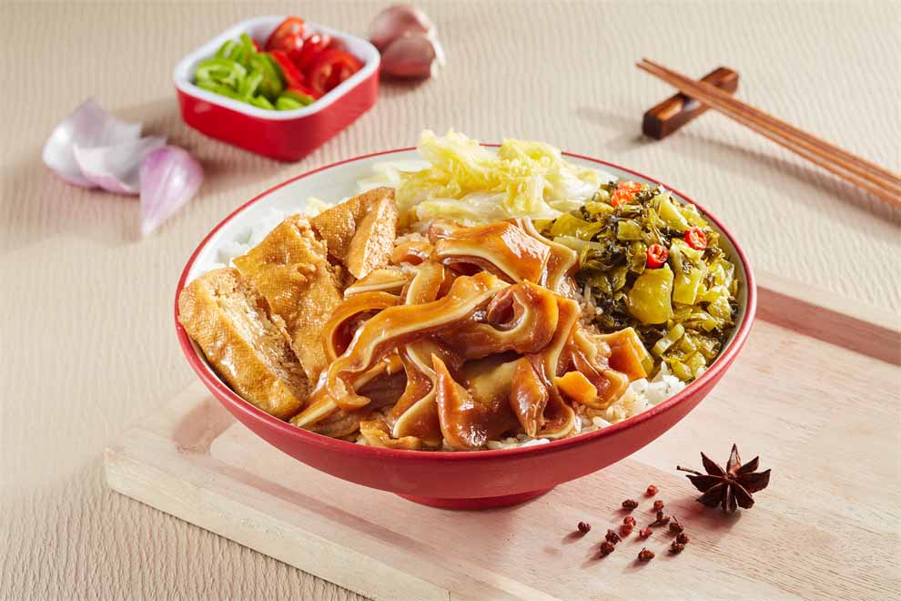 香卤猪耳饭